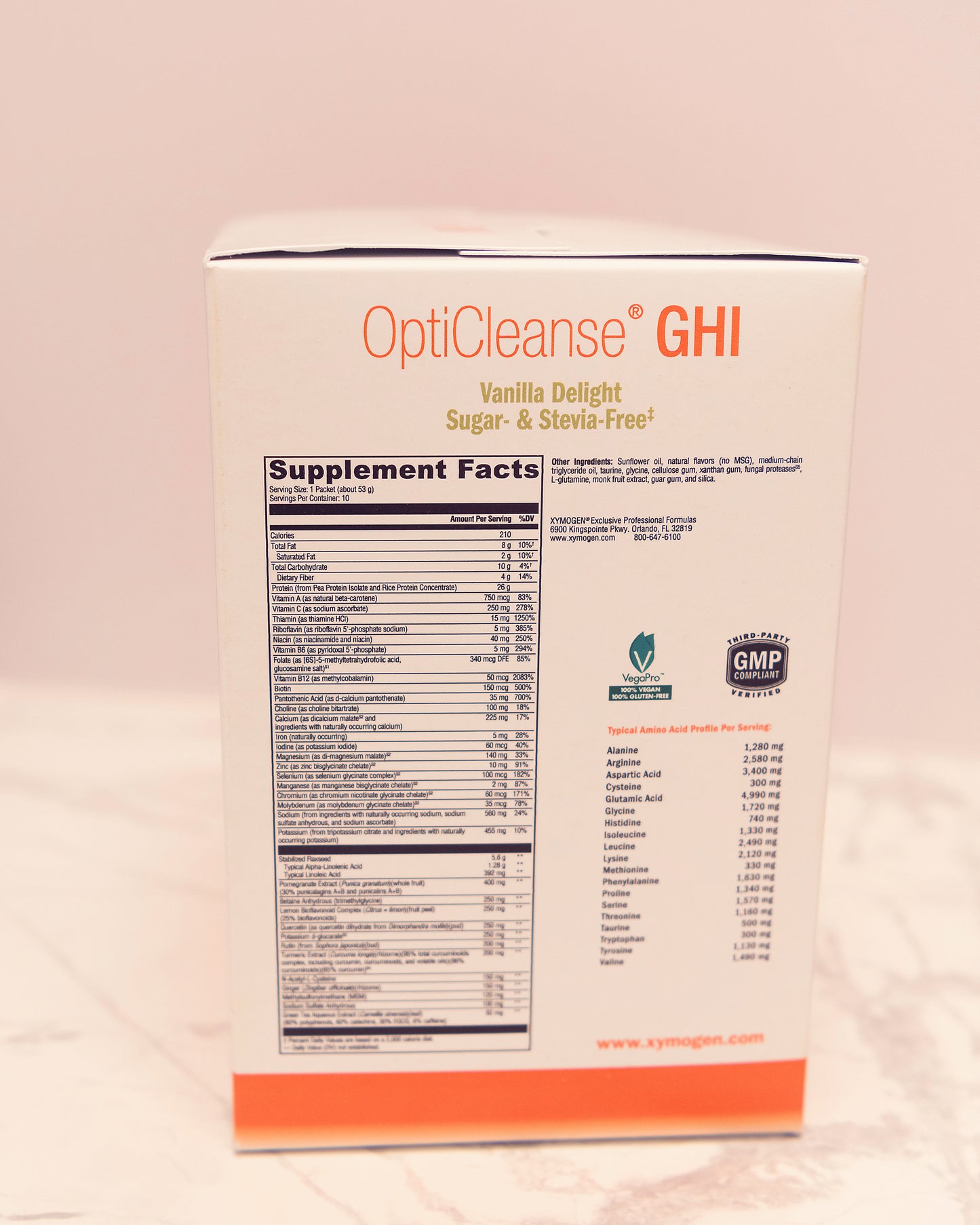 OptiCleanse GHI Vanilla Delight